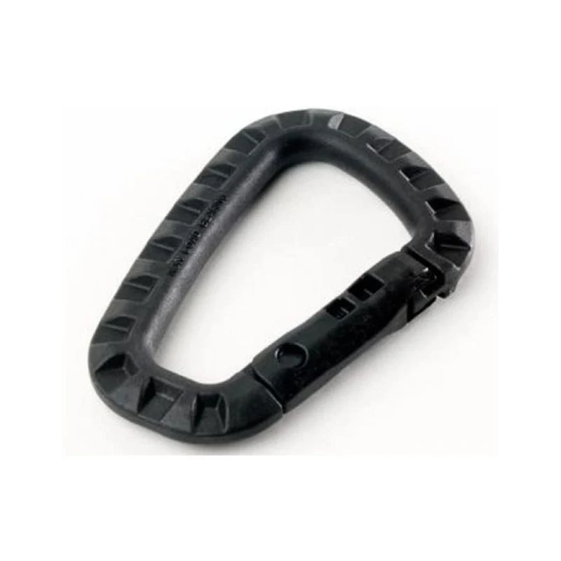 Black Polymer Carabiner - Pair - CadetAccessories